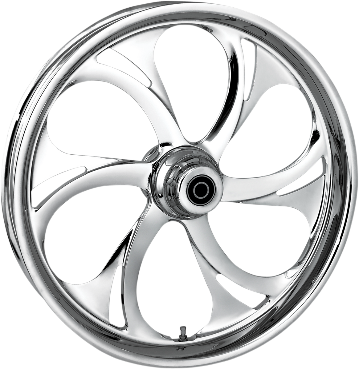 Wheel - Recoil - Front - Single Disc/without ABS - Chrome - 23x3.75 - '00-'07 FLT