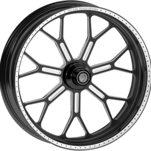 Wheel - Delmar - Front - Dual Disc/with ABS - Black/Contrast Cut Ops™ - 21x3.5 - '08+ FLD