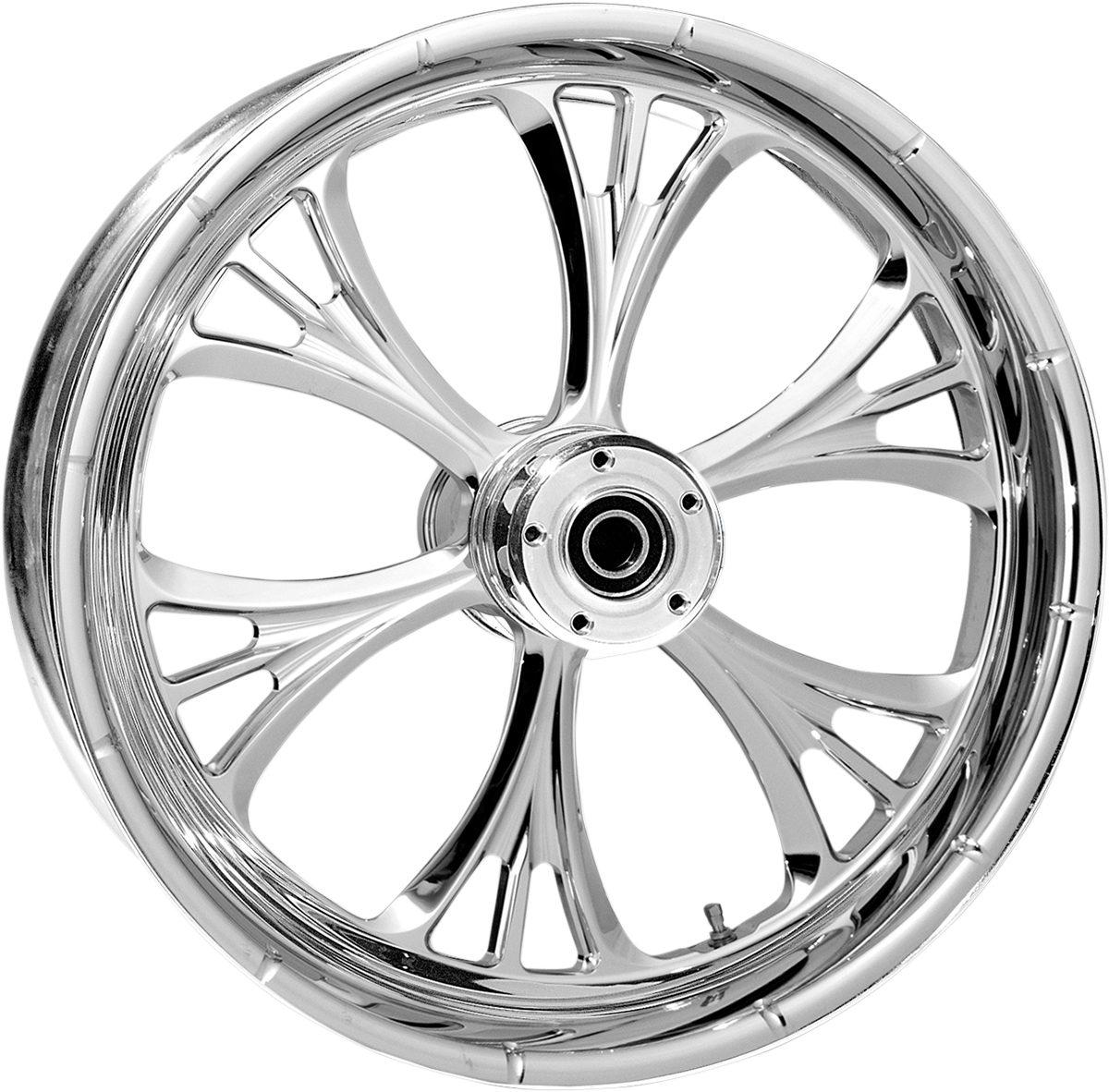 Wheel - Majestic - Front - Single Disc/without ABS - Chrome - 21x3.5 - '00-'07 FLT