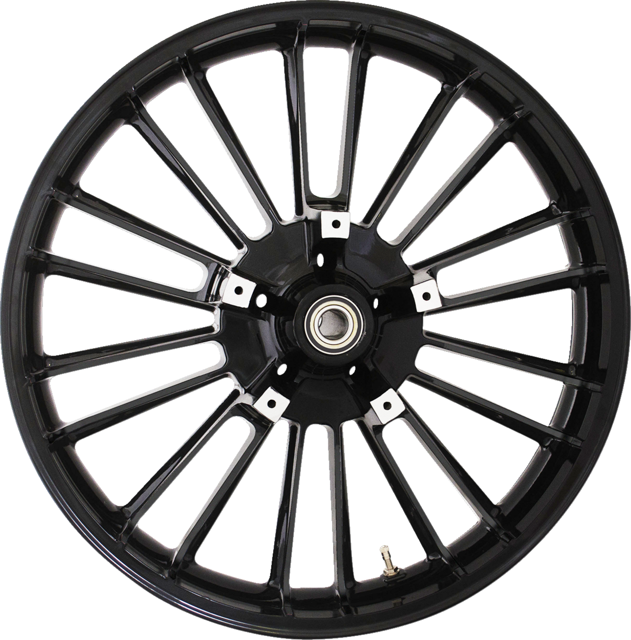 Wheel - Atlantic 3D - Front - Dual Disc/without ABS - Black - 21x3.5 - '08+ FL