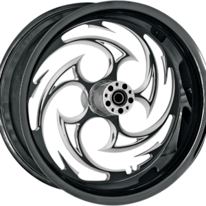 Wheel - Savage Eclipse - Rear - Single Disc/with ABS - Black Eclipse - 17x6.25 - '08-'10 FXST