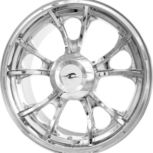 Wheel - Largo 3D - Rear - Single Disc/with or without ABS - Chrome - 18x7
