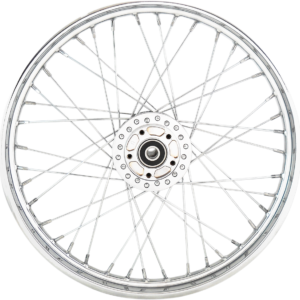 Wheel - Laced - 40 Spoke - Front - Chrome - 21x2.15 - '06-'07 XL