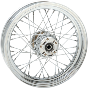 Wheel - Laced - 40 Spoke - Rear - Chrome - 16x3