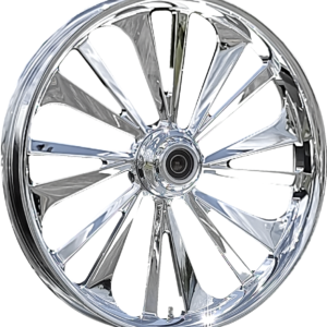 Wheel - Dillinger - Front - Dual Disc/with ABS - Chrome - 21x3.5 - FLH