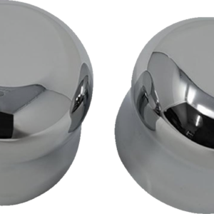 Axle Cap - Front - Smooth - Chrome