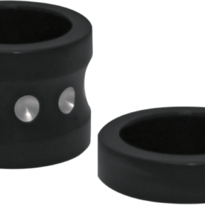 Axle Spacer - Dimpled - Black - ABS
