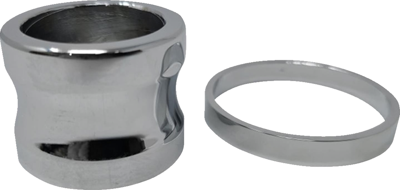 Axle Spacer - Smooth - Chrome - ABS