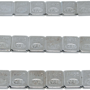 Wheel Weights - Rectangle - Adhesive Stick-On - Silver - 360 Pack
