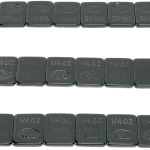 Wheel Weights - Rectangle - Adhesive Stick-On - Black - 36 Pack
