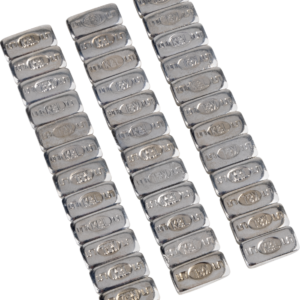 Wheel Weights - Rectangle - Adhesive Stick-On - Chrome - 36 Pack