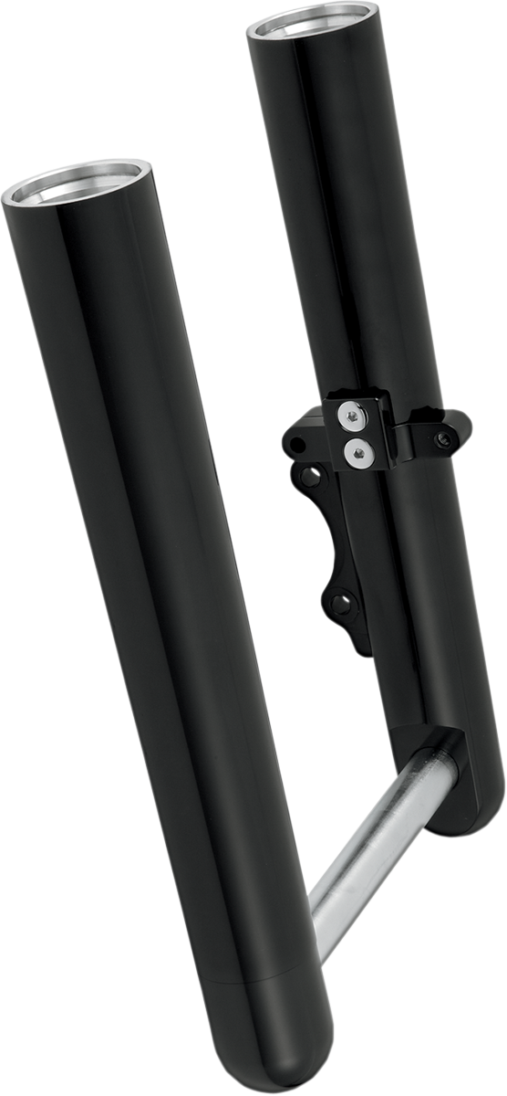 Fork Legs - Black Anodized - Smooth - Dual Disc - '00-'07 FLT