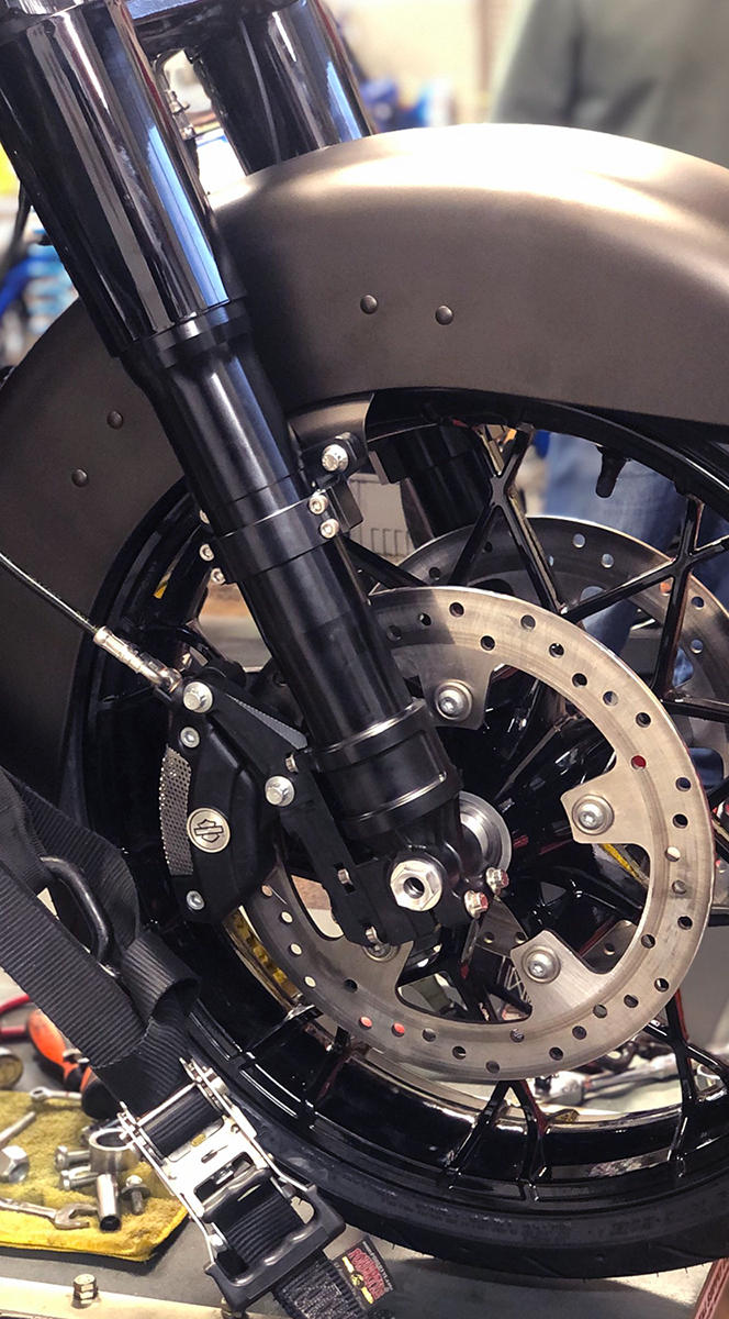 Fork Legs - 49 mm - Lower - Black Anodized - Image 3