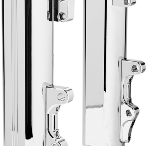 Fork Leg - 49 mm - Chrome - Lower - Dual Disc