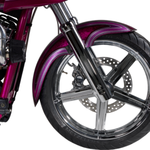 Fork Leg - 49 mm - Chrome - Lower - Single Disc