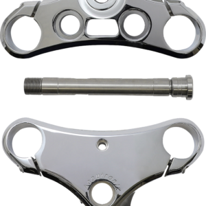 Elite Triple Tree - 49 mm - Chrome - 5° Rake