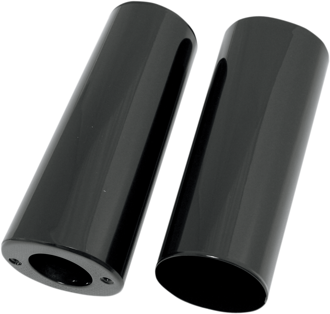 Fork Slider Covers - Extended +2" (8.5") - Gloss Black - Smooth