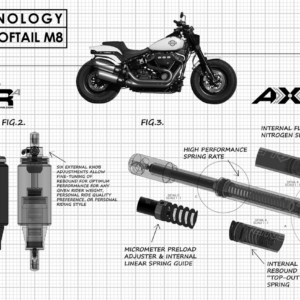 AXEO43 Inverted High-Performance Front End Suspension System - 43 mm