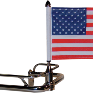 Fixed Flag Mount - 3/4" Round Bar - With 10" X 15" Flag