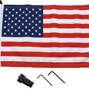 Luggage Rack Flag Mount - 5/8" Round - With 10" X 15" Flag