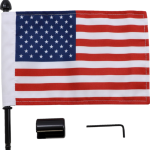 Flag Mount - 1/2" Square Sissy Bar - 6" X 9" Flag