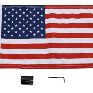 Flag Mount - 1/2" Square Sissy Bar - 10" X 15" Flag
