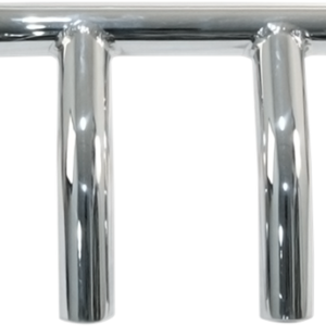 Handlebar - T-Bar - 4" - Dimpled - Chrome