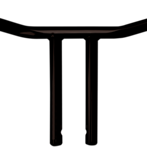Handlebar - Chopper - 12" Rise - Black