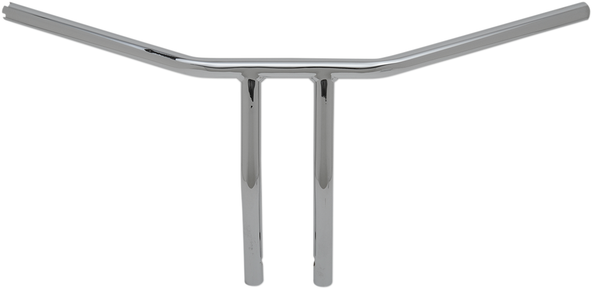 Handlebar - T-Bar - Drilled/Dimpled - 10" - Chrome - Image 2
