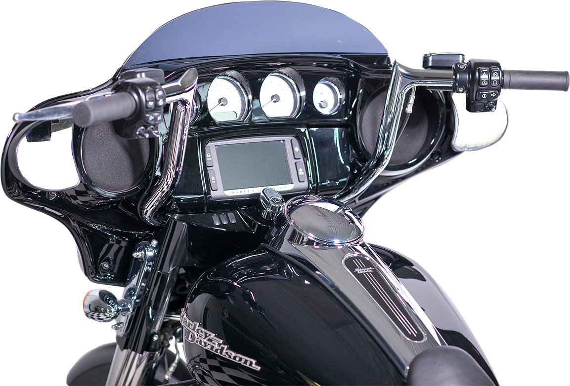 Handlebar Kit - Pointed Top - 16" - Chrome - Image 5