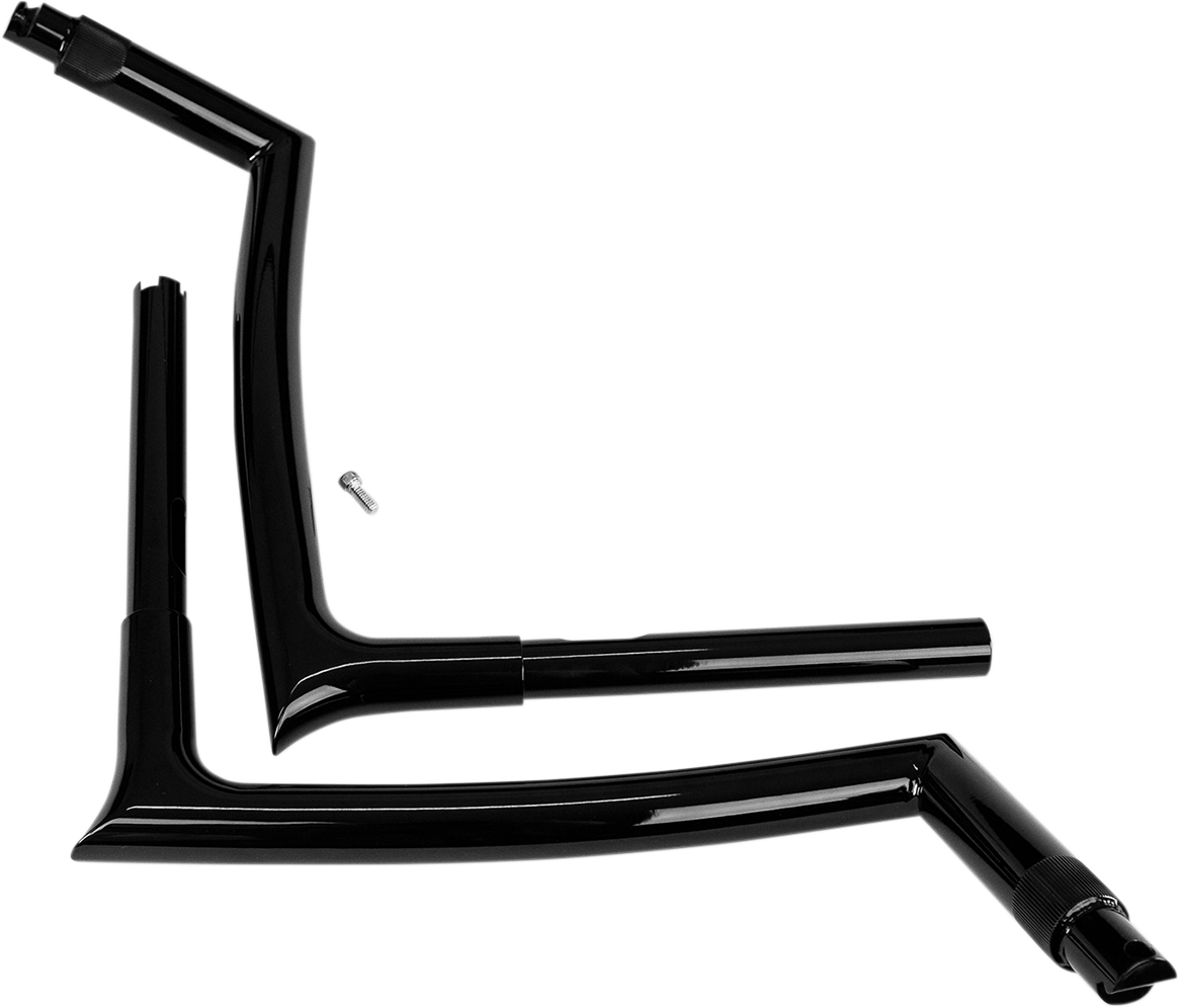 Handlebar - Pointed Top - 10" - Black - Image 3