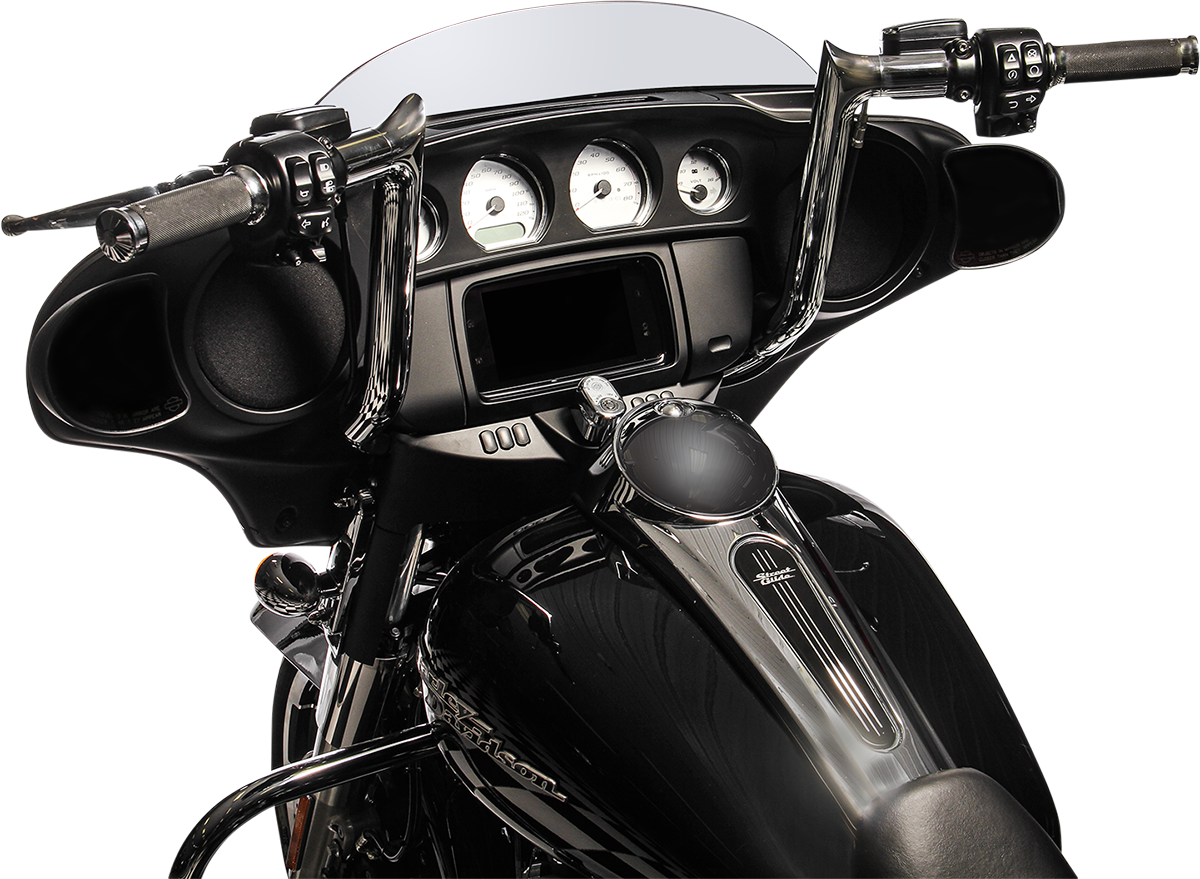 1-1/2" EZ Install Pointed Top Handlebar - 14" - Chrome - Image 4