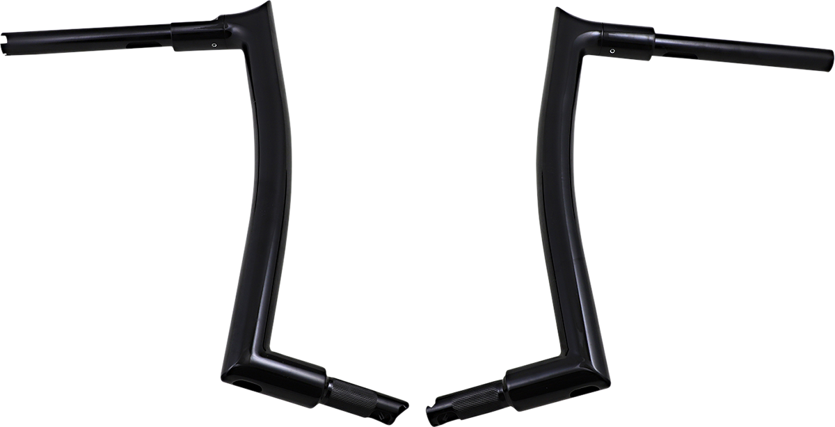 1-1/2" EZ Install Pointed Top Handlebar - 16" - Black - Image 2