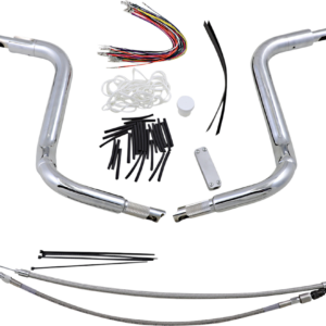 Handlebar Kit - Rounded Top - 14" - Chrome