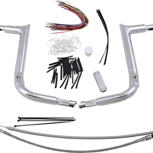 Handlebar Kit - Pointed Top - 14" - Chrome