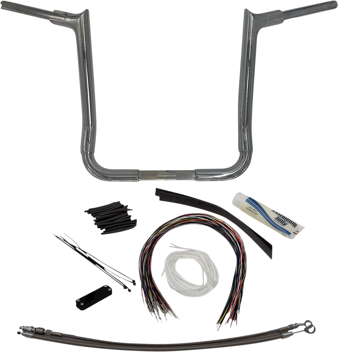 Handlebar Kit - Pointed Top - 16" - Chrome