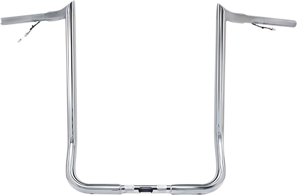 Handlebar - Monkey Bar - Pre-Wired - 16" - Chrome