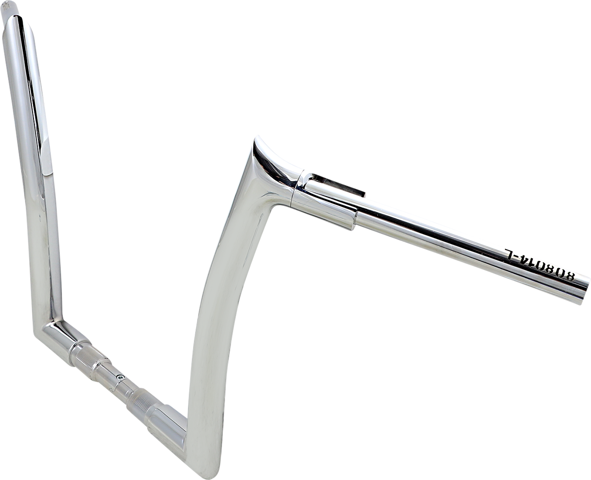 1-1/2" EZ Install Pointed Top Handlebar - 14" - Chrome - Image 3