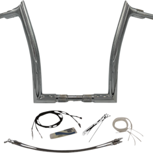 Handlebar Kit - Pointed Top - 14" - Chrome