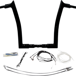 Handlebar Kit - Pointed Top - 14" - Black