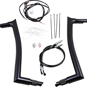 Handlebar Kit - Pointed Top - 16" - Black