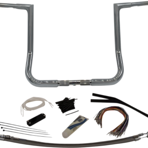 Handlebar Kit - Flat Top - 14" - Chrome