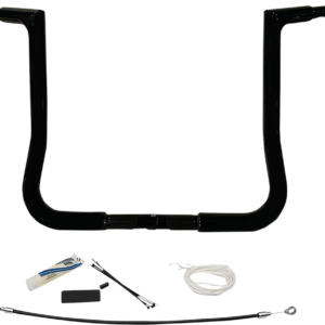 Handlebar Kit - Flat Top - 12" - Black