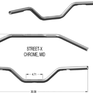 Handlebar - Mid Bend - Chrome