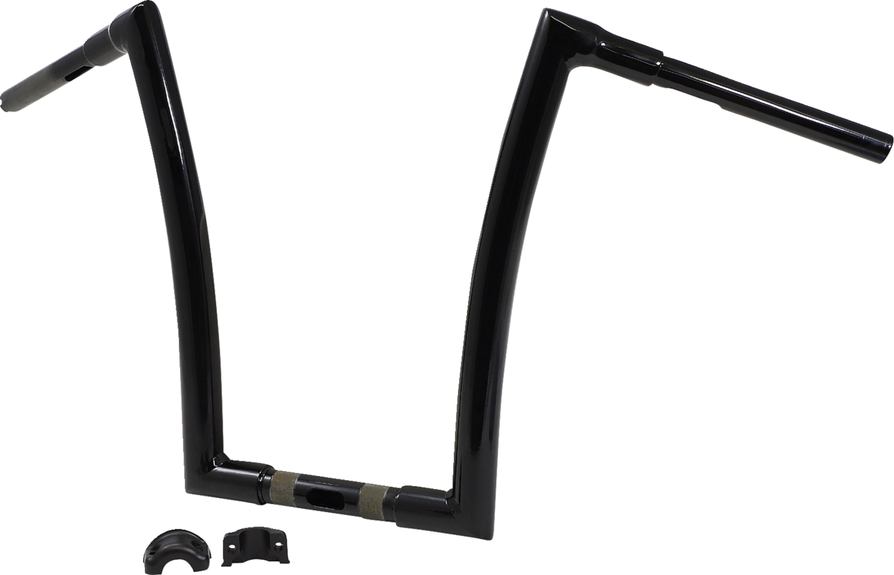 Handlebar - 1-1/2" Strip - 17" - Gloss Black - Road Glide - Image 2