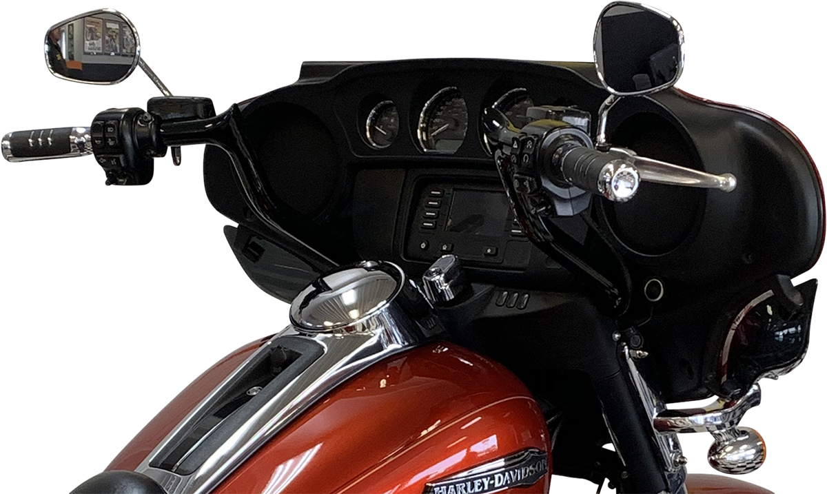 Handlebar - Pointed Top - 11" - Black - Image 3