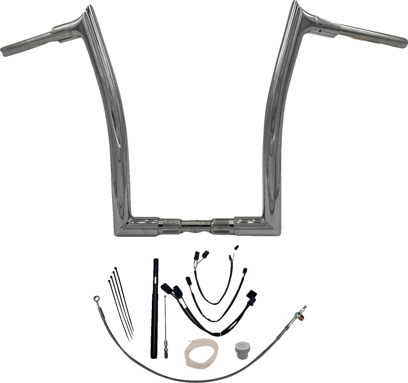 Handlebar Kit - Pointed Top - 16" - Chrome