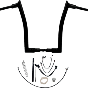 Handlebar Kit - Pointed Top - 16" - Black