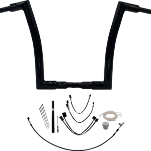 Handlebar Kit - Flat Top - 14" - Black
