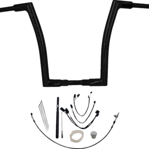 Handlebar Kit - Flat Top - 16" - Black